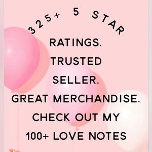 325+ - 5 star ratings! ⭐️⭐️⭐️⭐️⭐️ Great merchandise, great prices‼️